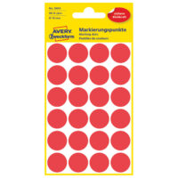 Etikete slep fi-18mm pk4l zweckform 3004 crvene blister (4869)