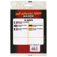 Etikete slep 56x46mm pk10l markin 10042 blister (4891)