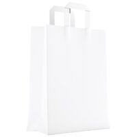 Vrećice ukrasne natron 32x45x16 cm ravna ručka pk50 duga bijele (4922)