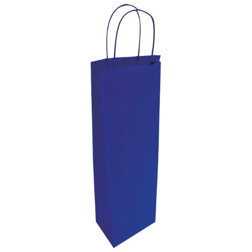Vrećice ukrasne-boca natron 14x38x8 cm pletena ručka pk50 duga tamnoplave (5286)