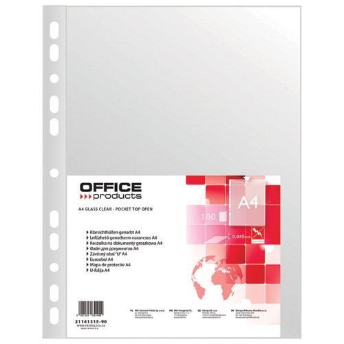 Fascikl uložni A4 45my pp mat pk100 donau 21141315-90 (5454)