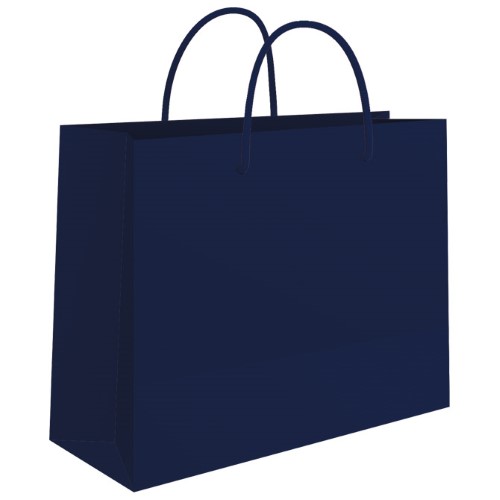 Vrećice ukrasne 24x16x7 cm sjajna plastifikacija fornax plave (5755)