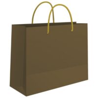 Vrećice ukrasne 24x16x7 cm sjajna plastifikacija fornax zlatne (5760)