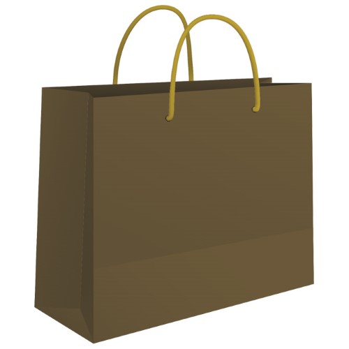 Vrećice ukrasne 24x16x7 cm sjajna plastifikacija fornax zlatne (5760)