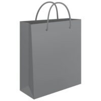 Vrećice ukrasne 24x39x9 cm sjajna plastifikacija fornax srebrne (5764)