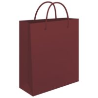 Vrećice ukrasne 24x39x9 cm sjajna plastifikacija fornax bordo (5765)