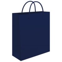 Vrećice ukrasne 34x39x10 cm sjajna plastifikacija fornax plave (5767)