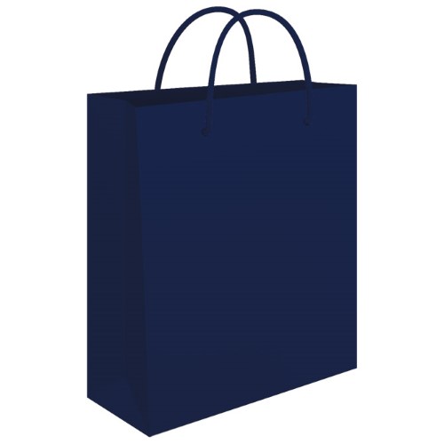Vrećice ukrasne 34x39x10 cm sjajna plastifikacija fornax plave (5767)