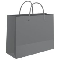 Vrećice ukrasne 50x37x12 cm sjajna plastifikacija fornax srebrne (5776)