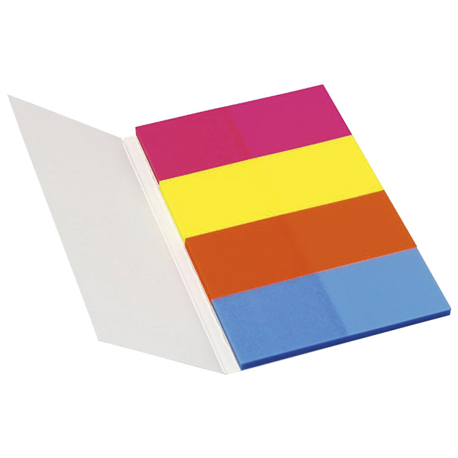 Zastavica 20x50mm 4bojex40l global notes 2671-09 prozirna sortirano blister (6146)