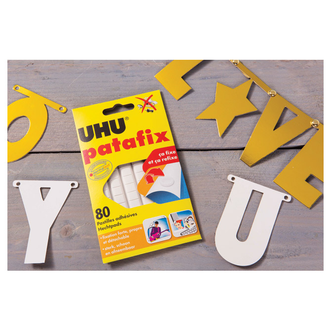 Ljepilo-jastučići 65g 80x patafix uhu 48810 bijelo blister (6483)
