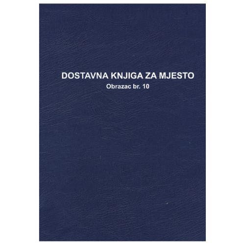 Obrazac b-142a dostavna knjiga za mjesto (6485)