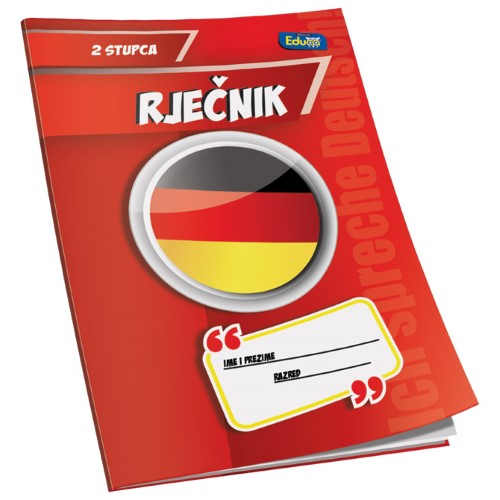 Obrazac školski rječnik A6 40l 2kolone educa (6536)
