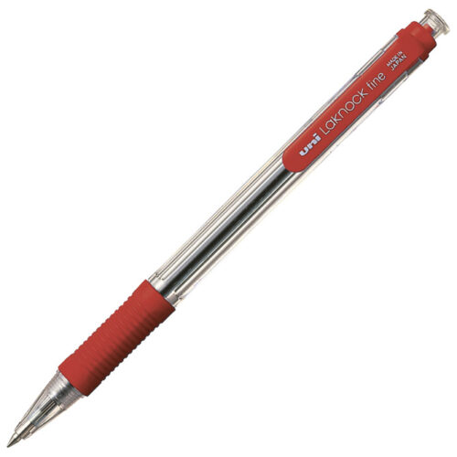 Kemijska olovka Lacknock Uni-MITSUBISHI SN-101 crvena (6623)