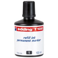 Tinta za marker permanentni 100ml edding t100 crna (6715)