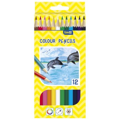 Boje drvene 12boja color educa blister (6813)