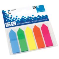 Zastavica 12x44mm 5bojax25L strelice global notes 2682-09 sortirano blister (6824)
