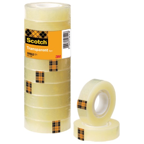 Traka ljepljiva 15mm/33m pk10 scotch 508 3m,prozirna selotejp (6834)
