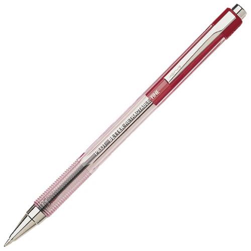 Olovka kemijska better retractable pilot bp-145-f-r crvena (6979)