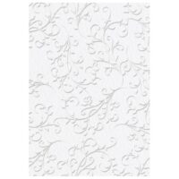 Papir ukrasni s uzorkom A4 220g pk20 primavera firenze heyda 20-47726 35 bijeli (6989)