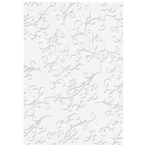 Papir ukrasni s uzorkom A4 220g pk20 primavera firenze heyda 20-47726 35 bijeli (6989)