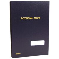 Mapa potpisna s prozorom 3007 fornax tamno plava (7025)