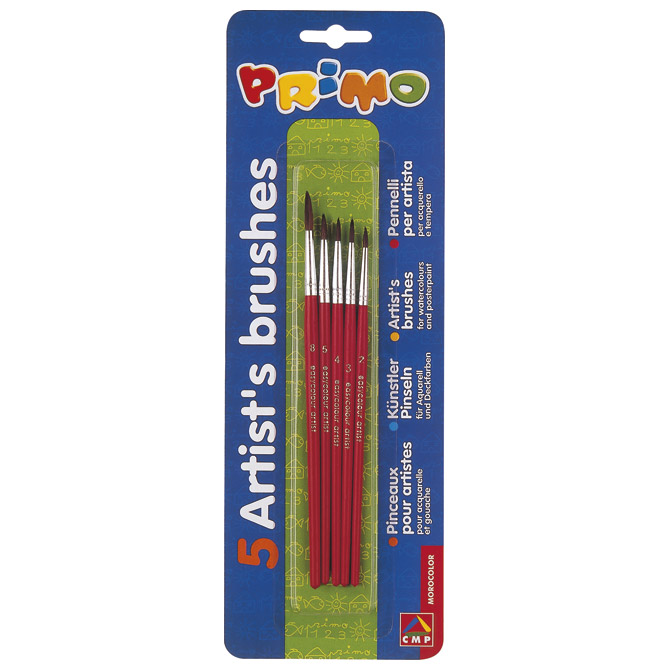 Kist za vodene boje 2,3,4,5,8 primo cmp.1240bpt blister (7053)