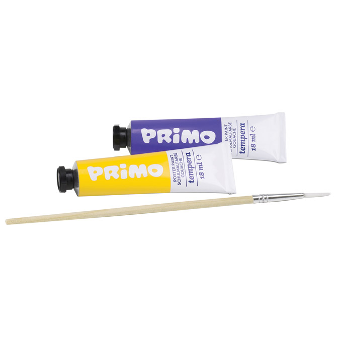 Boja tempera 18ml aluminijska tuba 10boja plus kist/poly cmp.744t10gap blister (7059)