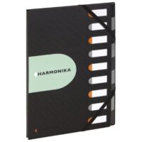 Mapa za odlaganje spisa 9 pregrada s gumicom pp exactive harmonika exacompta 55334e (7061)