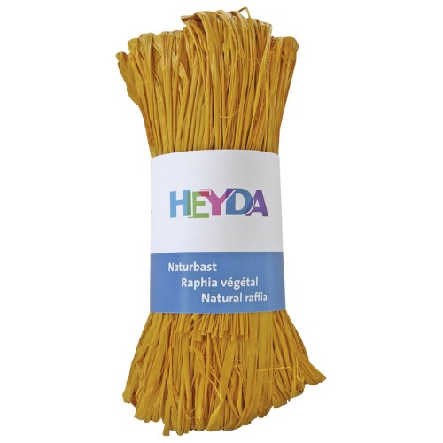 Rafija prirodna 50g heyda 20-48877 90 žuta (7091)