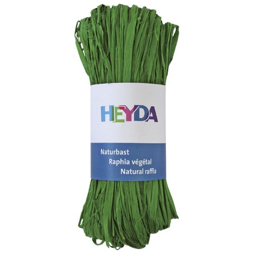 Rafija prirodna 50g heyda 20-48877 96 zelena (7119)