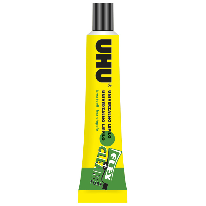 Ljepilo univerzalno tuba 18g flex plus clean uhu,38280 zeleno blister (7197)