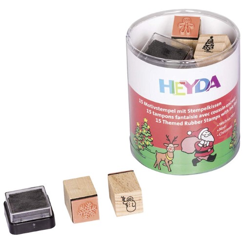 Žig s motivom novogodišnji plus jastučić pk15 heyda 20-48884 80 (7255)