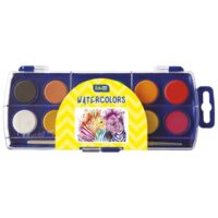 Boja vodena fi 23mm 12boja plus kist educa blister (7382)