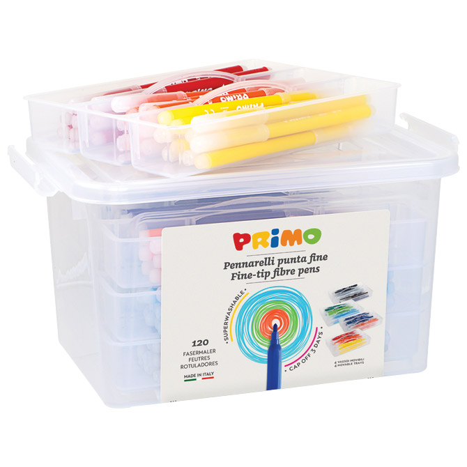 Flomaster školski 120boja (120x10 komada) u pp kutiji primo cmp.615pen120 (7386)
