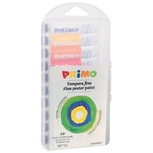 Boja tempera 12ml aluminijska tuba 10boja/poly cmp.444t10sap (7387)