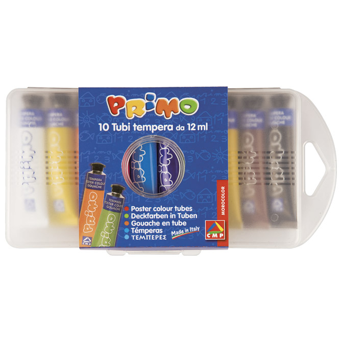 Boja tempera 12ml aluminijska tuba 10boja/poly cmp.444t10sap (7387)