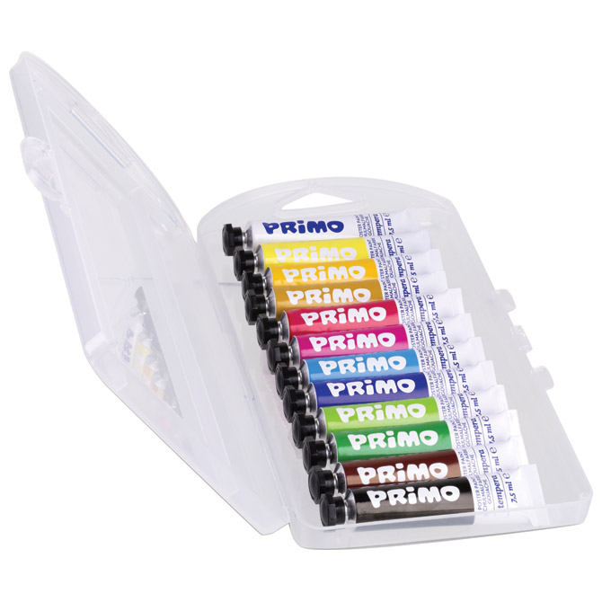 Boja tempera 7,5ml aluminijska tuba 12boja/poly cmp.245t12pp blister (7413)