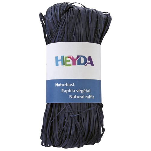 Rafija prirodna 50g heyda 20-48877 93 tamno plava (7491)