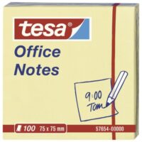 Blok samoljepljiv 75x75mm 100l office notes tesa 57654 žuti (7530)