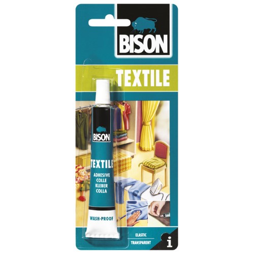 Ljepilo za tekstil 25ml bison l0406130 prozino blister (7620)