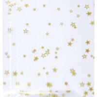 Vrećice ukrasne celofan 14x23 cm sa zvjezdicama pk10 heyda 20-30892 52 prozirne (8106)