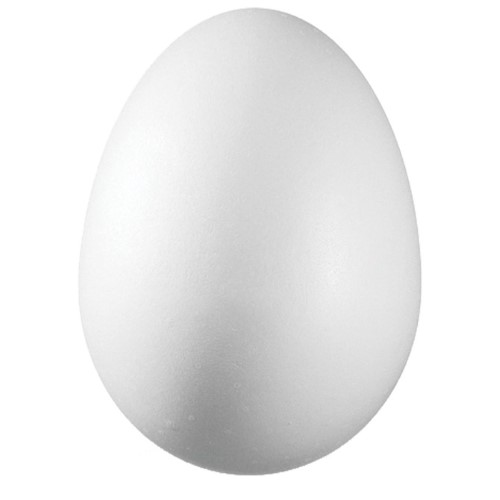 Ukras od stiropora 10cm jaje pk5 knorr prandell 21-6768067 bijeli (8613)