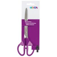 Škare uredske 18cm color code heyda 20-48094 60 ljubičaste blister (8814)