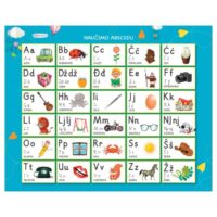 Mapa stolna pvc 50x40cm abeceda educa (9199)
