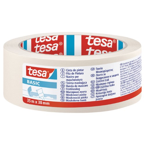 Traka ljepljiva krep 38 mm/35m basic tesa 58593 (9303)