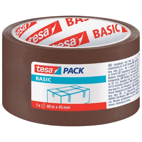 Traka ljepljiva 45mm/40m akrilna hot melt basic tesa 58575 smeđa selotejp (9309)