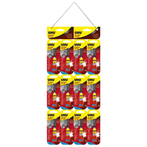 Ljepilo trenutačno 2g super glue gel uhu blister (9459)