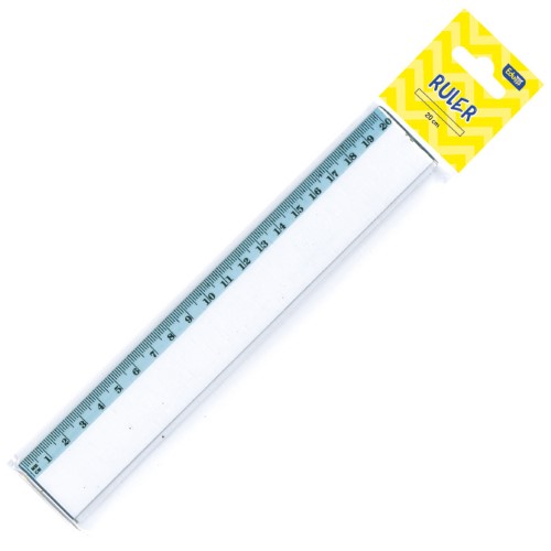 Ravnalo pvc 20cm-s educa blister (9820)