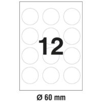 ETIKETE ILK FI-60mm pk100L ZWECKFORM L3416-100 (9891)